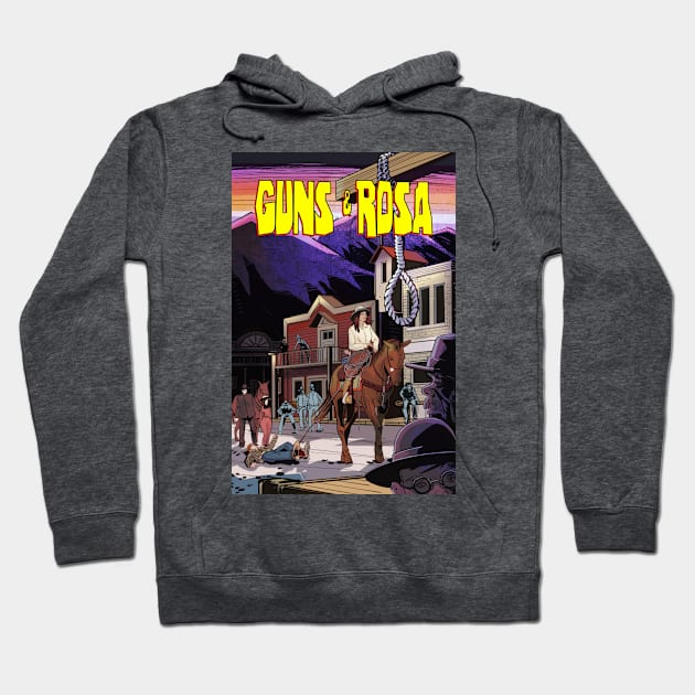 Guns & Rosa: Enough Rope Hoodie by Blue Moon Comics Group